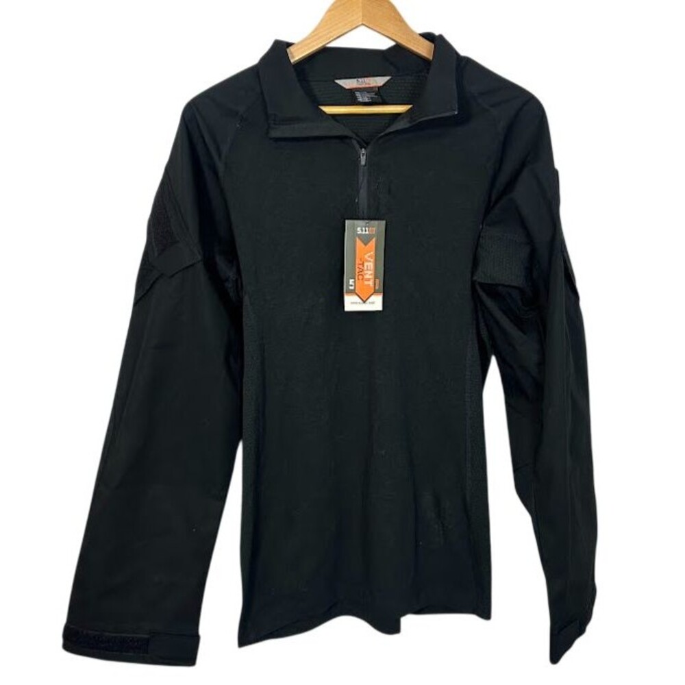 NEW 5.11 Men’s Tactical Rapid Assault Long Sleeve Shirt Size Large Black NWT